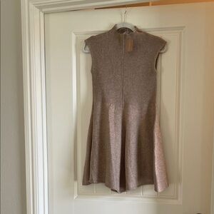 NWT Vestique Tan Knit Dress